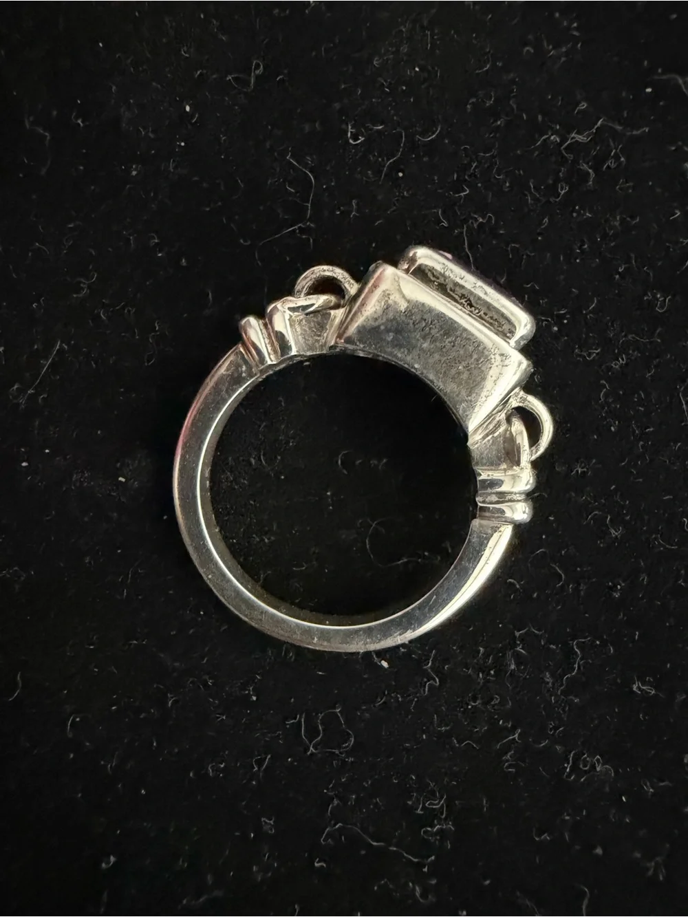 Silpada sterling silver amethyst retired ring